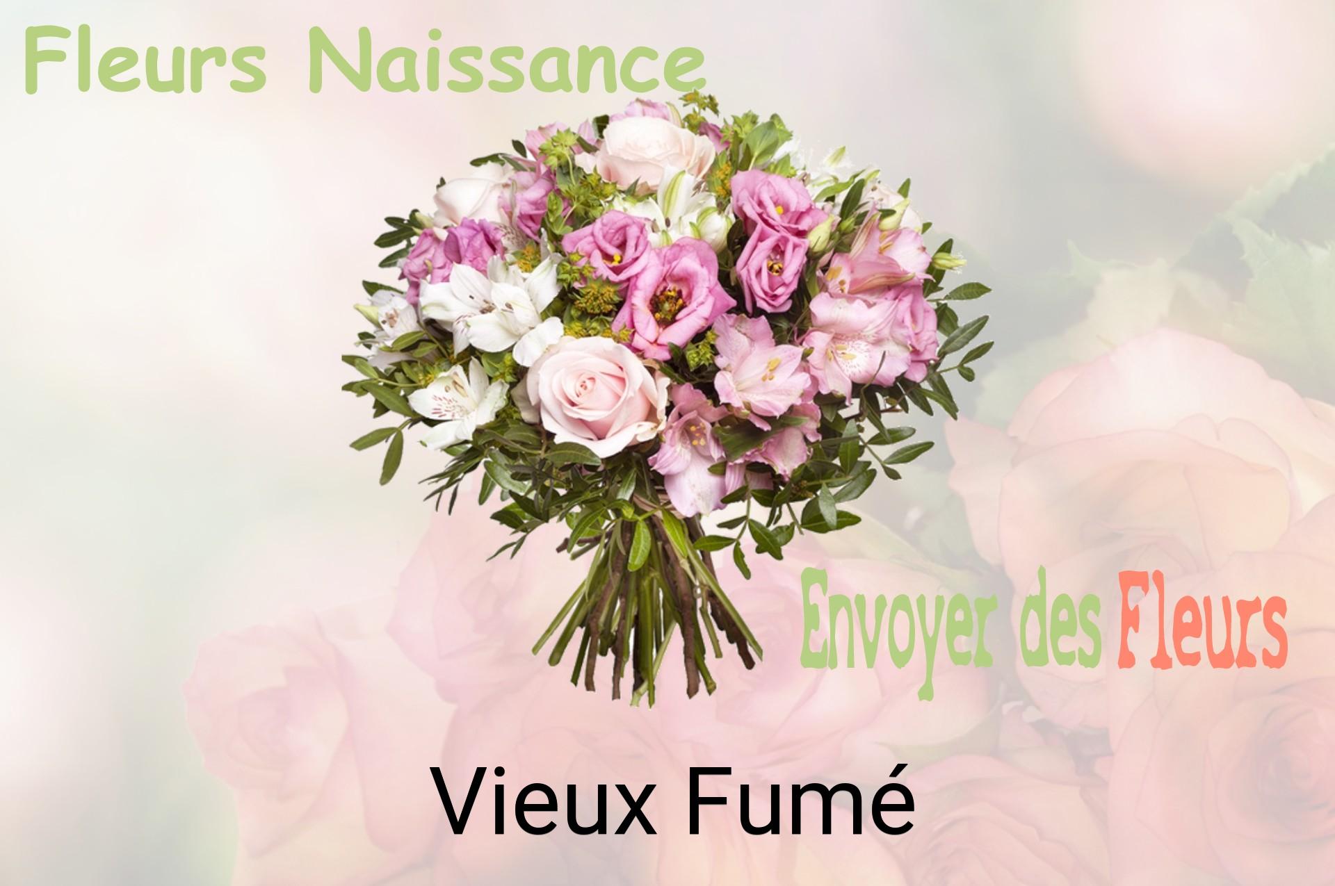 Bouquet de fleurs de naissance livré à Vieux-Fumé